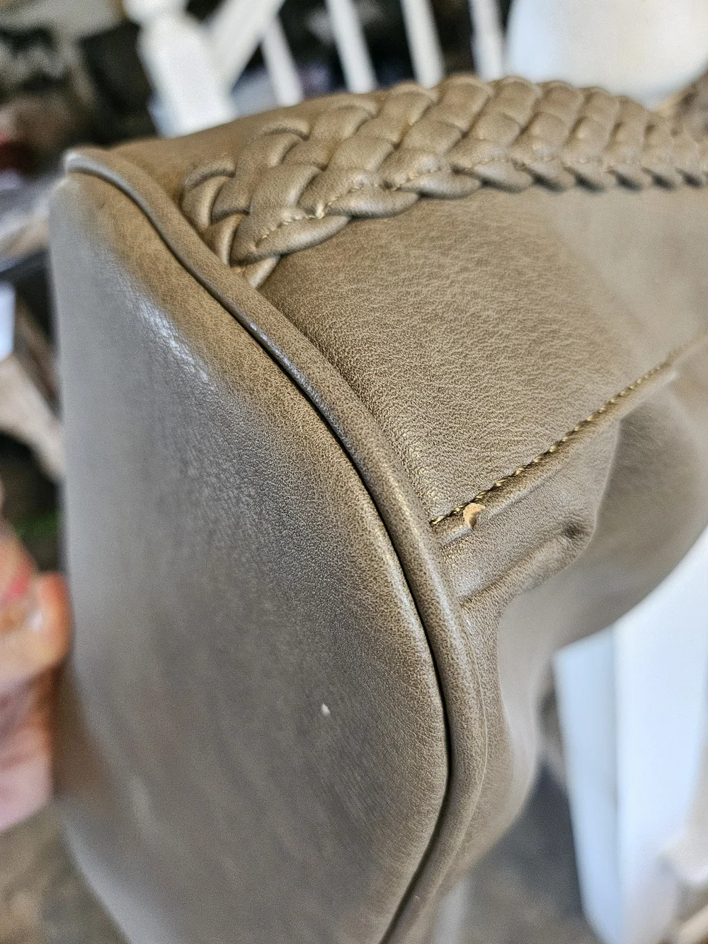 Antik Kraft Roxanne Moss Green 3 Zip Pocket Satchel W Shoulder Strap